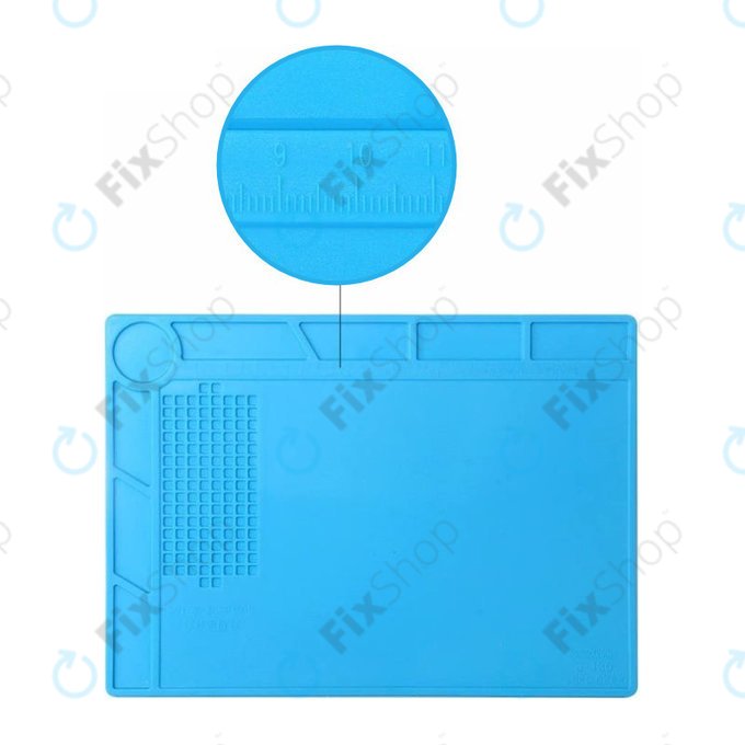 ESD Coussinet en silicone antistatique résistant à la chaleur - 35 x 25 cm