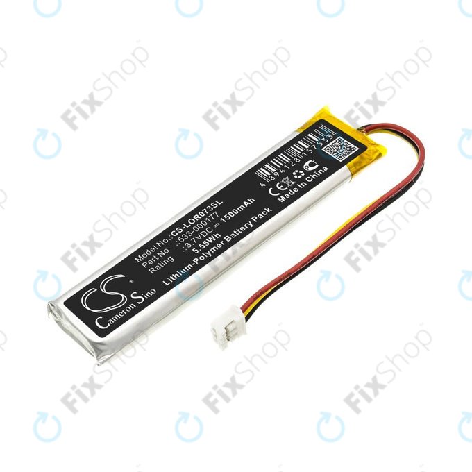 Batterie pour Logitech Mx Keys, 1500mAh, Li-Pol, 3.7V, 533-000177, HQ