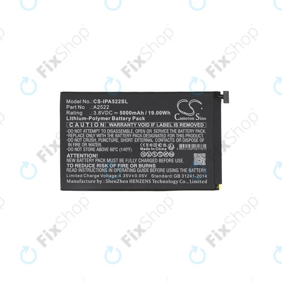 Apple iPad Mini 6 - Batterie A2522 5000mAh HQ