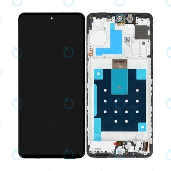 Samsung Galaxy M55 M556B - Écran LCD + Écran tactile + Cadre (Black) - GH81-25791A Genuine Service Pack