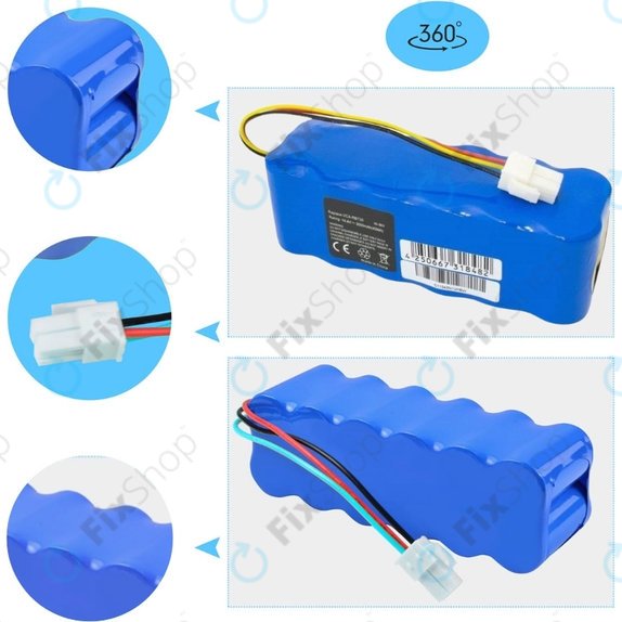 Samsung Navibot SR8840, SR8895, VCR8845 - Batterie VCA-RBT20 Ni-MH 14.4V 3000mAh