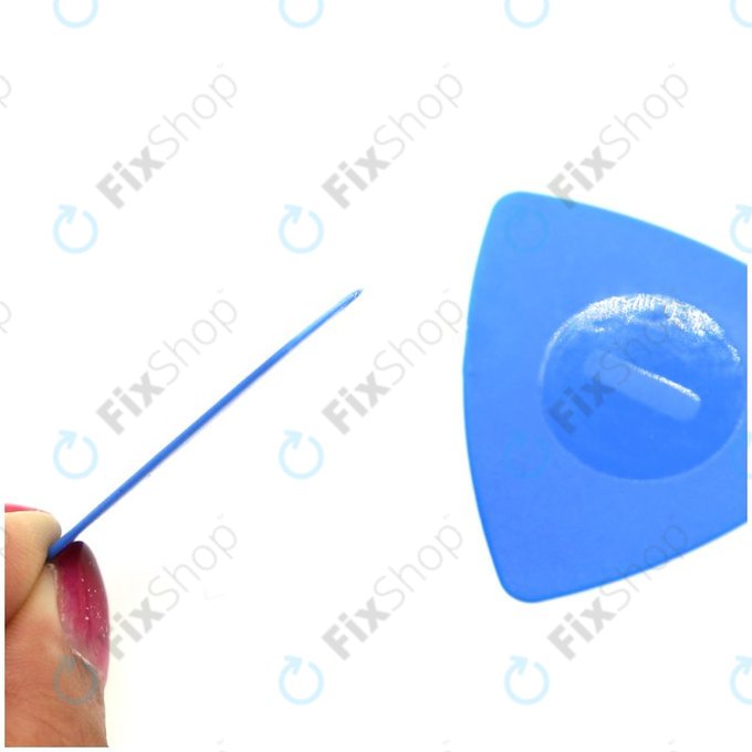 Outil de démontage du médiator de guitare bleu