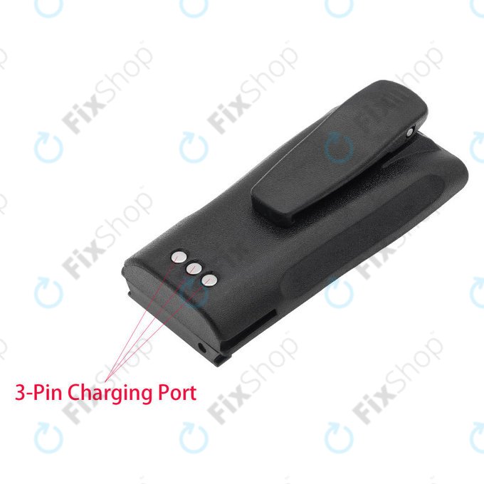 Batterie pour Motorola CP, EP, GP, 2600mAh, Li-ion, 7.4V, NNTN4496, HQ