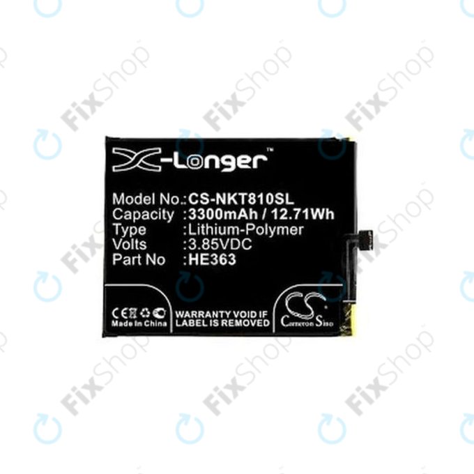 Nokia 8.1 (Nokia X7) - Batterie HE362, HE363, HE377 3300mAh HQ