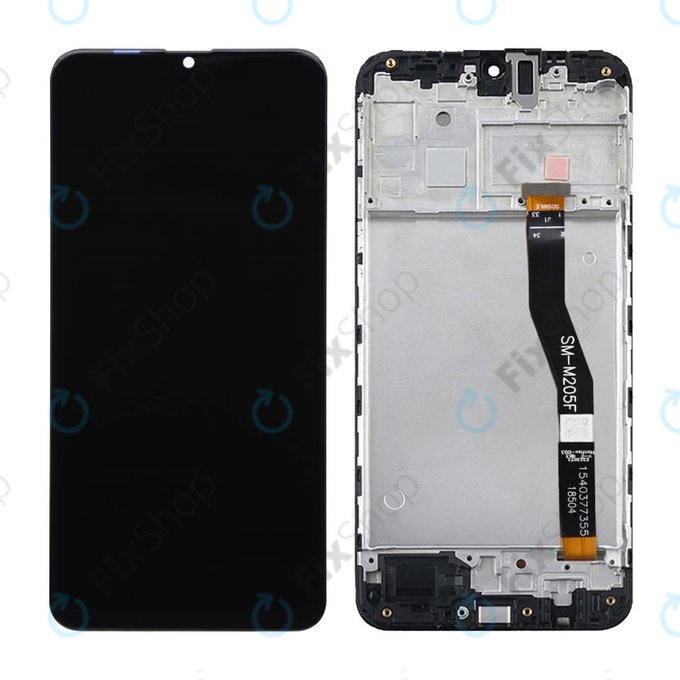 Samsung Galaxy M20 M205F - Écran LCD + Écran tactile + Cadre (Noir) TFT