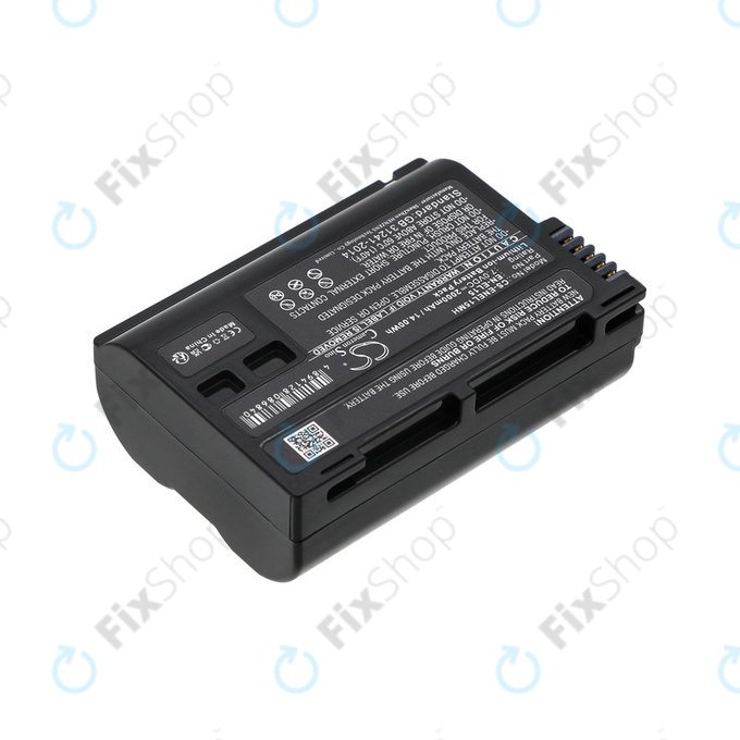 Batterie pour Nikon D7000, D500, D600, D7200, D7500, Z5, Z6, EN-EL15, Li-ion, 7V, 2000mAh, HQ
