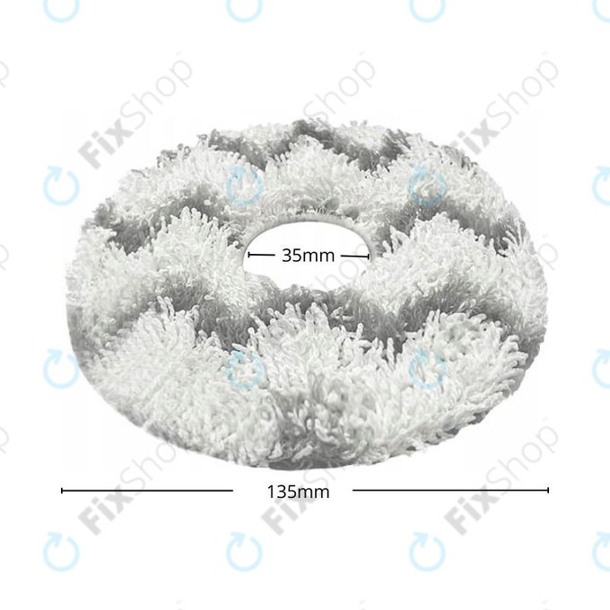 Chiffon de vadrouille, 2 pièces, Lavable pour Ecovacs Deebot T-series, X-series