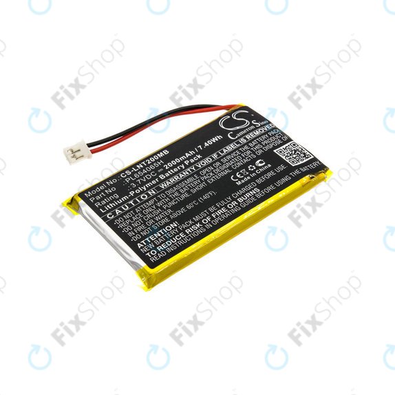 Batterie pour Luvion Prestige Touch 2, 2000mAh, Li-Pol, 3.7V, PL654065H, HQ