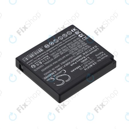 Batterie pour Panasonic Lumix DMW-BCF10, 940mAh, Li-Ion, 3.7V, DMW-BCF10, HQ