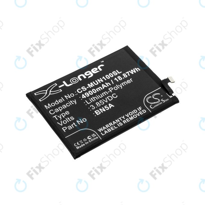 Batterie pour Xiaomi Poco M3 Pro, Redmi Note 10, Note 11, 4900mAh, Li-Pol, 3.85 V, BN5A, HQ