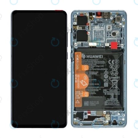 Huawei P30 - Écran LCD + Ecran Tactile + Cadre + Batterie (Breathing Crystal) - 02352NLP, 02354HMF, 02354KUB Genuine Service Pack