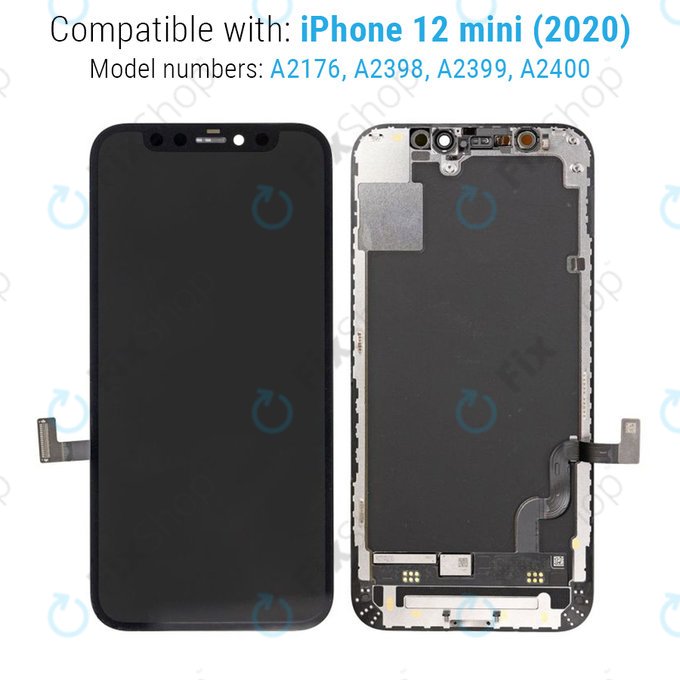 Apple iPhone 12 Mini - Écran LCD + Écran Tactile + Cadre Refurbished PRO