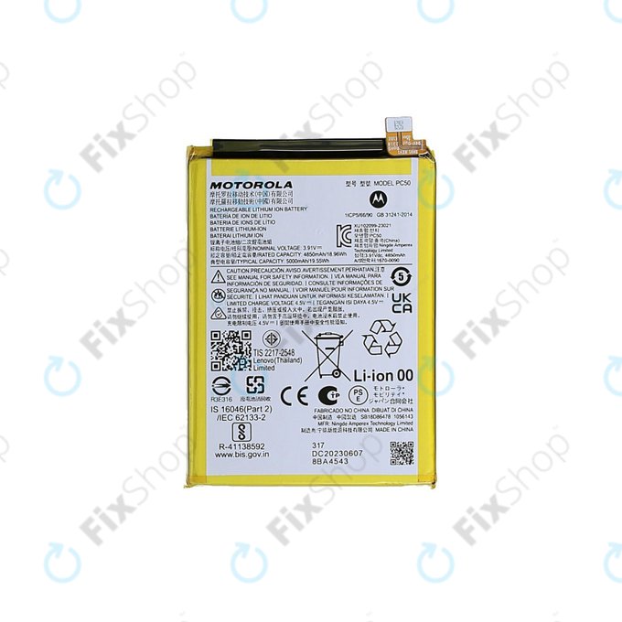 Motorola Moto G14, G54 - Batterie PC50 5000mAh - SB18E08688 Genuine Service Pack