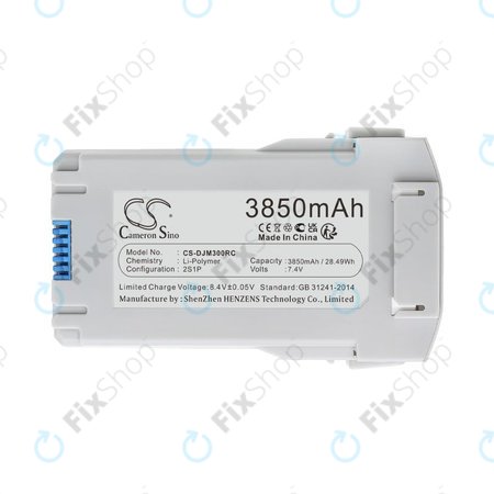 Batterie pour DJI Mini 3, Mini 3 Pro, Mini 4, Mini 4 Pro, 3850mAh, Li-Pol, 7.4V, BWX162-2453-7.38, HQ
