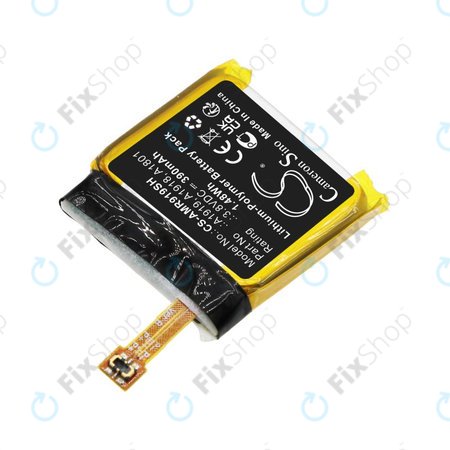 Batterie pour Amazfit T-Rex, 390mAh, Li-Pol, 3.8V, A1919, HQ
