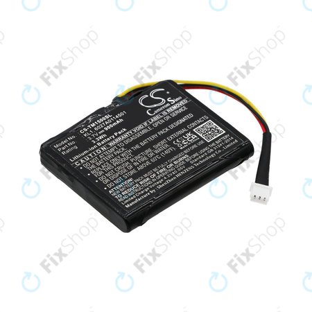 Batterie pour TomTom Via 1405, 900mAh, Li-Ion, 3.7V, 6027A0114501, HQ