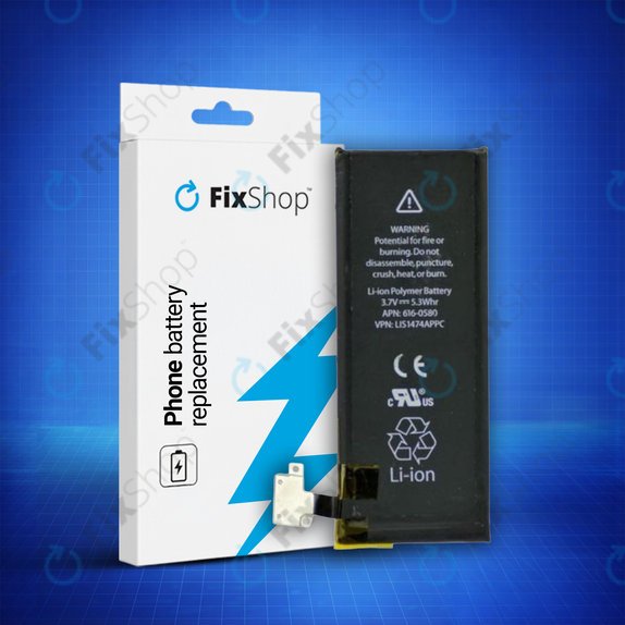 Batterie pour iPhone 4S, 1430mAh