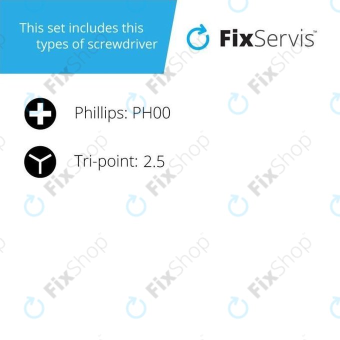 Tournevis simples - Phillips + Tri-Point (MacBook)