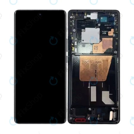Vivo X80 Pro V2185A V2145 - Écran LCD + Ecran Tactile + Cadre (Cosmic Black) TFT
