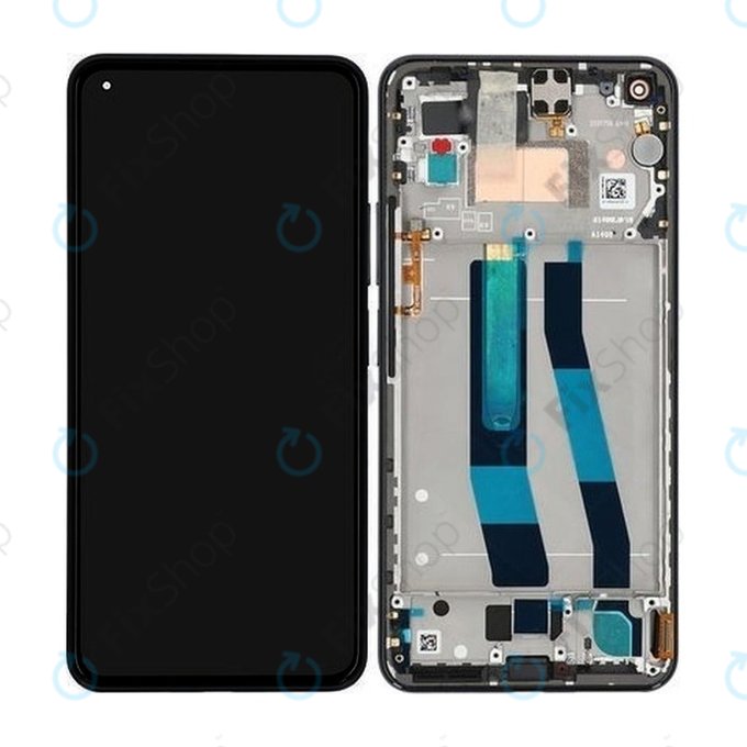 Xiaomi Mi 11 Lite 5G - Écran LCD + Ecran Tactile + Cadre (Noir Truffe) - 56000200K900, 56000K00K900 Genuine Service Pack