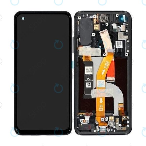 Asus ZenFone 8 ZS590KS - Écran LCD + Ecran Tactile + Cadre (Noir Obsidienne) OLED