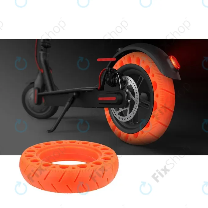 Xiaomi Mi Electric Scooter 1S, 2 M365, Essential, Pro, Pro 2 - Pneu sans chambre a air durable (Type 1) (Red)