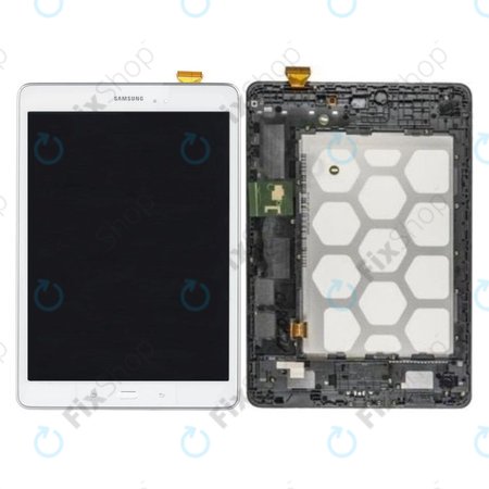 Samsung Galaxy Tab A 9.7 T555 - Écran LCD + Ecran Tactile + Cadre (Blanc) - GH97-17424C Genuine Service Pack