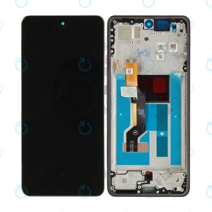 Écran pour Motorola Moto G86 5G, tactile avec cadre, Cosmic Sky, 5D68C30475, Genuine Service Pack