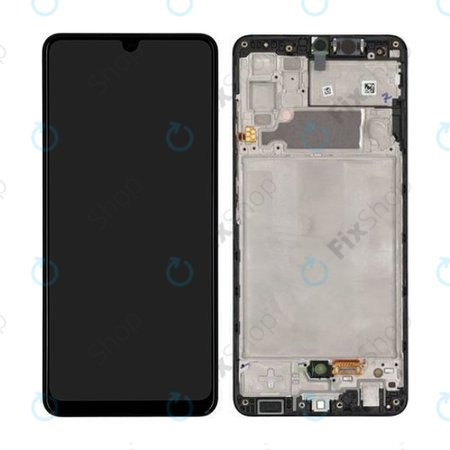 Samsung Galaxy A32 A325F - Écran LCD + Écran tactile + Cadre (Noir génial) - GH82-25566A, GH82-25579A Genuine Service Pack