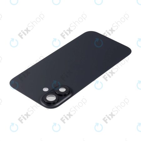 Apple iPhone 16 Plus - Verre de la coque arriere + Verre de caméra + Plaque en métal + Aimants MagSafe (Black)