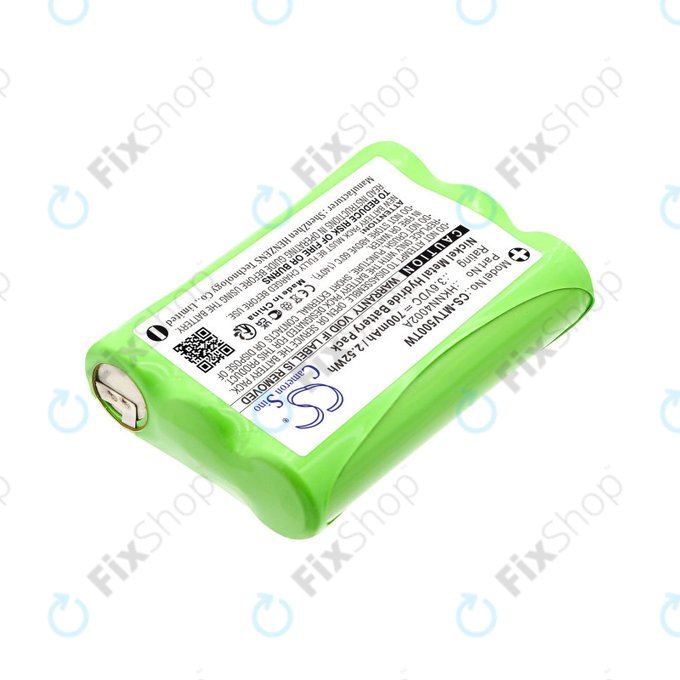 Batterie pour Motorola Talkabout T280, T200, T82, T82 Extreme, 700mAh, Ni-MH, 3.6V, HKNN4002A, HQ