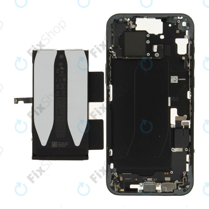 Cadre central avec batterie pour iPhone 15 Plus | Black | ZD076-00674 | Genuine Apple