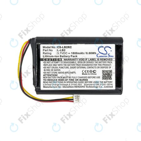 Batterie pour Logitech MX1000, 1800mAh, Li-Ion, 3.7V, L-LB2, HQ