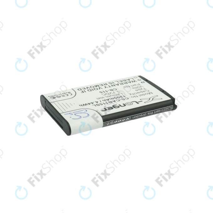 Batterie pour CAT B100, 1200mAh, Li-Ion, 3.7V, CB-115, HQ