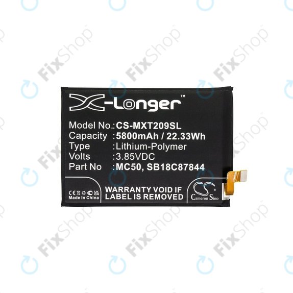Motorola Moto G9 Power, G60 XT2135 - Batterie MC50 5800mAh HQ