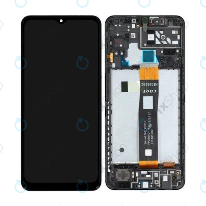 Samsung Galaxy A04S A047F - Écran LCD + Ecran Tactile + Cadre (Noir) - GH82-29805A Genuine Service Pack