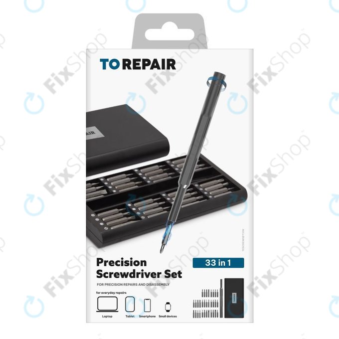 SBS - Jeu de tournevis avec poignée en aluminium 33en1