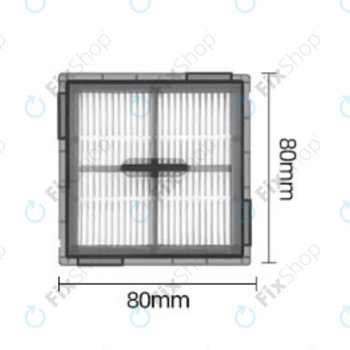 Xiaomi Roborock Q10-series, S8 Pro, S8 Pro Plus - Filtre HEPA