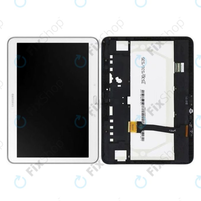 Samsung Galaxy Tab 4 10.1 T530 - Écran LCD + Ecran Tactile + Cadre (Blanc) - GH97-15849B Genuine Service Pack