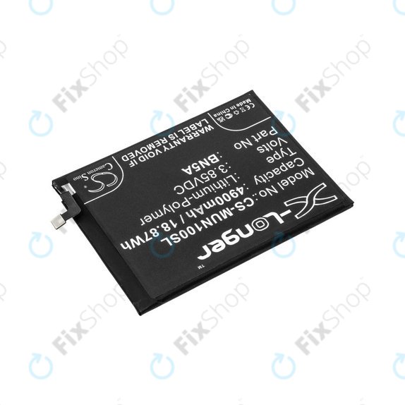 Batterie pour Xiaomi Poco M3 Pro, Redmi Note 10, Note 11, 4900mAh, Li-Pol, 3.85 V, BN5A, HQ