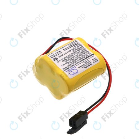 Batterie pour GE FANUC ALPHA iSV, BETA iSV, 2900mAh, Li-MnO2, 6V, A98L-0031-0025, HQ