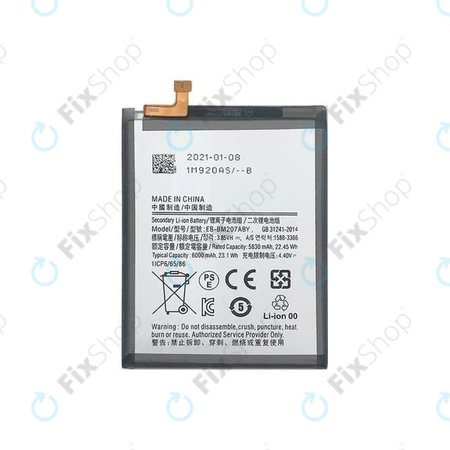 Samsung Galaxy M21 M215F, M30s M307F - Batterie EB-BM207ABY 6000mAh