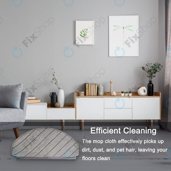 Chiffon de vadrouille, 2 pièces pour Ecovacs Deebot N20, N20 Plus, N20 Pro Plus