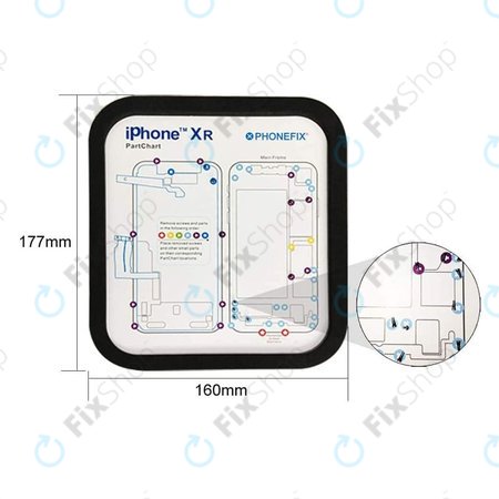 Tapis à vis magnétique pour iPhone 6 - 11 Pro Max