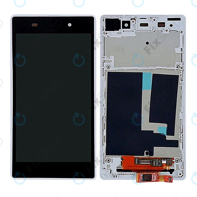 Sony Xperia Z1 L39H - Écran LCD + Écran tactile + Cadre (Blanc)