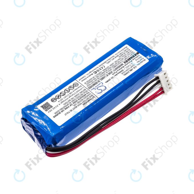 JBL Charge 3 (2015), Charge 3 Stealth Edition - Batterie Li-Pol 6000mAh HQ