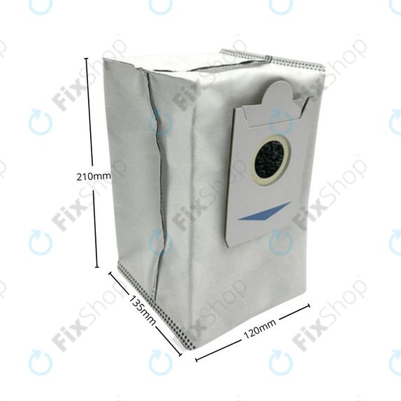 Sac à poussière, 3 pièces, Charbon actif pour Ecovacs Deebot X2-series, X5-series