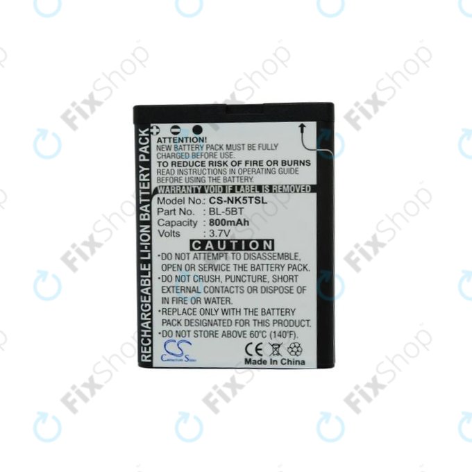 Nokia 2600 Classic - Batterie BL-5BT 800mAh HQ