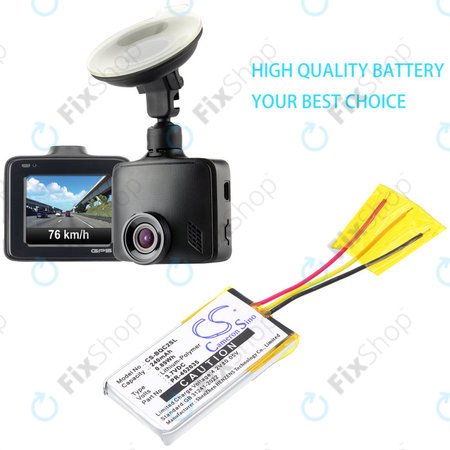 Batterie pour Bose QC20, 240mAh, Li-Pol, 3.7V, PR-452035, HQ