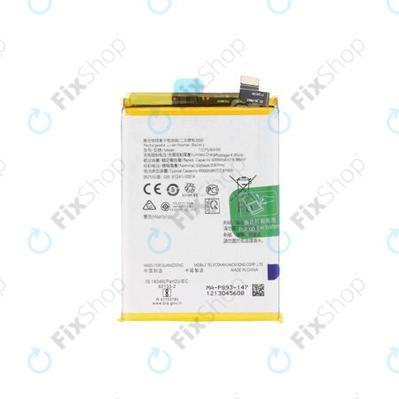 Oppo Reno 7 5G, Find X3 Neo, Find X5 Lite - Batterie BLP855 4500mAh